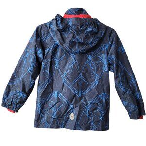 GUSTI Blue & Red 3-In-One Geometric Print Jacket Coat - Boys 8